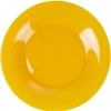 Gifi Vaisselle Et Accessoires De Table^Assiette à dessert ronde Luminarc unie jaune moutarde Zana