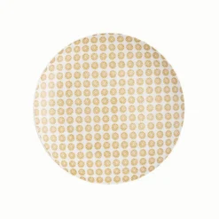 Gifi Vaisselle Et Accessoires De Table^Assiette à dessert ronde motif géométrique 4 couleurs x4