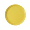 Gifi Vaisselle Et Accessoires De Table^Assiette à dessert ronde Oslo jaune moutarde