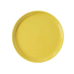 Gifi Vaisselle Et Accessoires De Table^Assiette à dessert ronde Oslo jaune moutarde