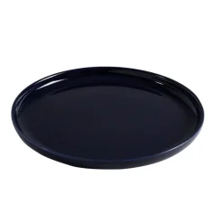 Gifi Vaisselle Et Accessoires De Table^Assiette à dessert ronde Oslo bleu foncé