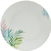 Gifi Vaisselle Et Accessoires De Table^Assiette à dessert ronde porcelaine feuillage multicolore
