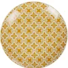 Gifi Vaisselle Et Accessoires De Table^Assiette à dessert ronde rétro jaune moutarde Dolce Vita