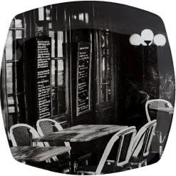 Gifi Vaisselle Et Accessoires De Table^Assiette à dessert terrasse de brasserie x4