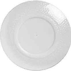 Gifi Vaisselle Et Accessoires De Table^Assiette à dessert transparente martelé x4