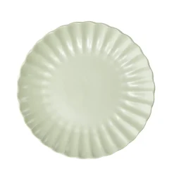 Gifi Vaisselle Et Accessoires De Table^Assiette à dessert Venise en faïence verte Ø20cm
