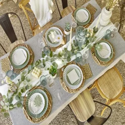 Gifi Vaisselle Et Accessoires De Table^Assiette à dessert Venise en faïence blanche Ø20cm