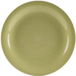 Gifi Vaisselle Et Accessoires De Table^Assiette à dessert vert anis effet spirale x4