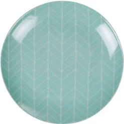 Gifi Vaisselle Et Accessoires De Table^Assiette à dessert vert d'eau collection Crazy