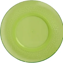 Gifi Vaisselle Et Accessoires De Table^Assiette à dessert verte martelé x4