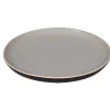 Gifi Vaisselle Et Accessoires De Table^Assiette à dessert Zenco bicolore gris et taupe