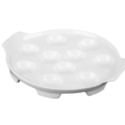 Gifi Vaisselle Et Accessoires De Table^Assiette à escargots blanche