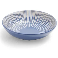 Gifi Vaisselle Et Accessoires De Table^Assiette à soupe Rio faïence bleue et blanche Ø20cm
