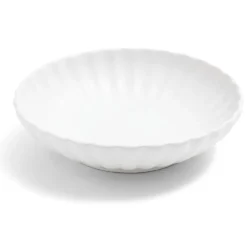 Gifi Vaisselle Et Accessoires De Table^Assiette à soupe Venise rebord ondulé faïence blanc Ø20cm