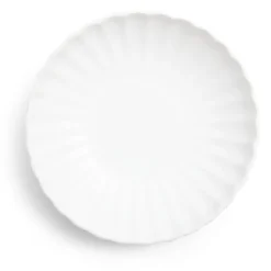 Gifi Vaisselle Et Accessoires De Table^Assiette à soupe Venise rebord ondulé faïence blanc Ø20cm
