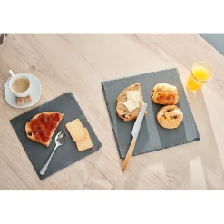 Gifi Vaisselle Et Accessoires De Table^Assiette ardoise carrée