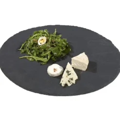 Gifi Vaisselle Et Accessoires De Table^Assiette ardoise ronde
