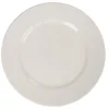 Gifi Vaisselle Et Accessoires De Table^Assiette avec rebord embossé ronde plate blanche