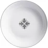 Gifi Vaisselle Et Accessoires De Table^Assiette creuse blanche carreau de ciment motif flocon