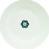 Gifi Vaisselle Et Accessoires De Table^Assiette creuse blanche décor fleur bleue
