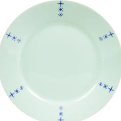 Gifi Vaisselle Et Accessoires De Table^Assiette creuse blanche décor aile bleu
