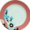 Gifi Vaisselle Et Accessoires De Table^Assiette creuse blanche et rose décor fleurs