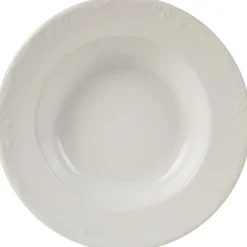 Gifi Vaisselle Et Accessoires De Table^Assiette creuse blanche festonnée