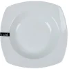 Gifi Vaisselle Et Accessoires De Table^Assiette creuse carrée blanche Les essentiels