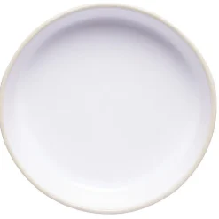 Gifi Vaisselle Et Accessoires De Table^Assiette creuse en faïence blanc avec liseré crème