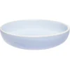 Gifi Vaisselle Et Accessoires De Table^Assiette creuse en faïence bleu turquoise avec liseré crème