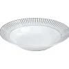 Gifi Vaisselle Et Accessoires De Table^Assiette creuse en porcelaine motif argenté