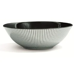 Gifi Vaisselle Et Accessoires De Table^Assiette creuse en porcelaine décor rayures soleil