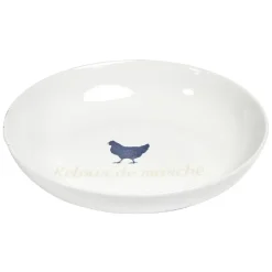 Gifi Vaisselle Et Accessoires De Table^Assiette creuse en porcelaine blanche