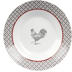 Gifi Vaisselle Et Accessoires De Table^Assiette creuse esprit campagne design poule ø21 cm