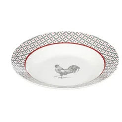 Gifi Vaisselle Et Accessoires De Table^Assiette creuse esprit campagne design poule ø21 cm