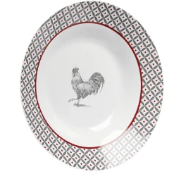 Gifi Vaisselle Et Accessoires De Table^Assiette creuse esprit campagne design poule ø21 cm