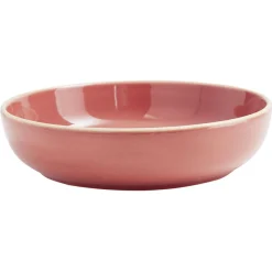 Gifi Vaisselle Et Accessoires De Table^Assiette creuse faïence Terracotta avec liseré crème
