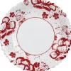 Gifi Vaisselle Et Accessoires De Table^Assiette creuse Luminarc blanc décor rouge Alcove vintage