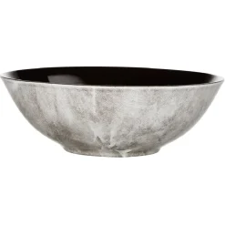 Gifi Vaisselle Et Accessoires De Table^Assiette creuse motif marbre gris
