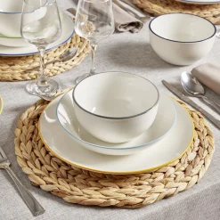 Gifi Vaisselle Et Accessoires De Table^Assiette creuse porcelaine blanc Ø20cm