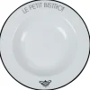 Gifi Vaisselle Et Accessoires De Table^Assiette creuse ronde Le petit bistrot