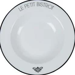 Gifi Vaisselle Et Accessoires De Table^Assiette creuse ronde Le petit bistrot