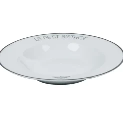 Gifi Vaisselle Et Accessoires De Table^Assiette creuse ronde Le petit bistrot