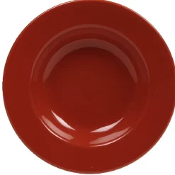 Gifi Vaisselle Et Accessoires De Table^Assiette creuse rouge