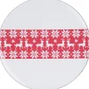 Gifi Vaisselle Et Accessoires De Table^Assiette de présentation rouge blanche