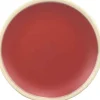 Gifi Vaisselle Et Accessoires De Table^Assiette dessert couleur argile rouge bordure blanche