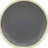 Gifi Vaisselle Et Accessoires De Table^Assiette dessert grise bordure blanche
