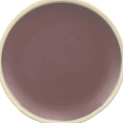 Gifi Vaisselle Et Accessoires De Table^Assiette dessert violette bordure blanche