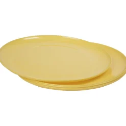 Gifi Vaisselle Et Accessoires De Table^Assiette en plastique couleur unie x 4