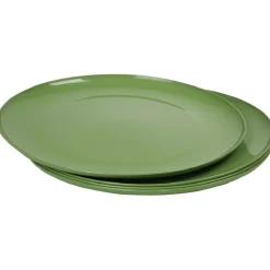 Gifi Vaisselle Et Accessoires De Table^Assiette en plastique couleur unie x 4